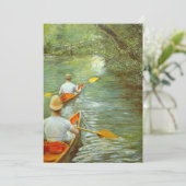 Die Kanus, Perissoires von Gustave Caillebotte (Stehend Vorderseite)