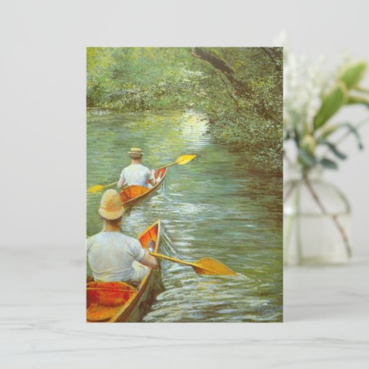 Die Kanus, Perissoires von Gustave Caillebotte (Stehend Vorderseite)