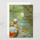 Die Kanus, Perissoires von Gustave Caillebotte (Vorne/Hinten)