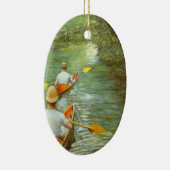 Die Kanus, Perissoires von Gustave Caillebotte Keramikornament (Rechts)