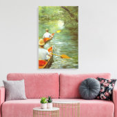 Die Kanus, Perissoires von Gustave Caillebotte Leinwanddruck (Insitu (Wohnzimmer))