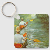 Die Kanus, Perissoires von Gustave Caillebotte Schlüsselanhänger (Vorderseite)