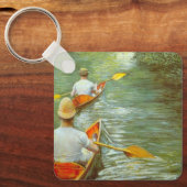 Die Kanus, Perissoires von Gustave Caillebotte Schlüsselanhänger (Vorderseite)