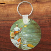 Die Kanus, Perissoires von Gustave Caillebotte Schlüsselanhänger (Vorderseite)