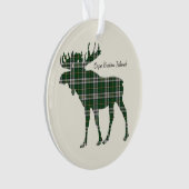 Die Kap-Breton-Insel Elche Tartan Ornament (Vorderseite)