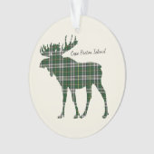 Die Kap-Breton-Insel Elche Tartan Ornament (Vorderseite)