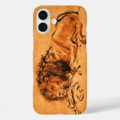 DIE KAP-LÖSUNG NACH UNTEN, Orange, Schwarz Case-Mate iPhone Hülle (Rückseite)
