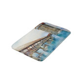 Die Kapellbrücke in Luzern (Schweiz) Badematte (Schrägansicht)