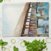 Die Kapellbrücke in Luzern (Schweiz) Geschirrtuch (Gefaltet)