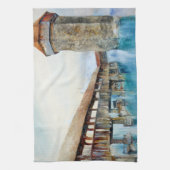 Die Kapellbrücke in Luzern (Schweiz) Geschirrtuch (Vertikal)