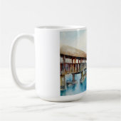 Die Kapellbrücke in Luzern (Schweiz) Kaffeetasse (Links)