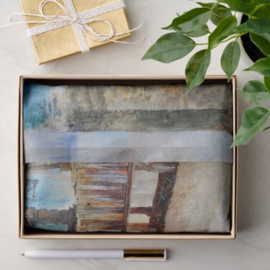 Die Kapellbrücke in Luzern (Schweiz) Seidenpapier (Geschenk)