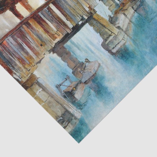 Die Kapellbrücke in Luzern (Schweiz) Seidenpapier (Detail)