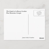 Die Kapelle in Callaway Postkarte (Rückseite)
