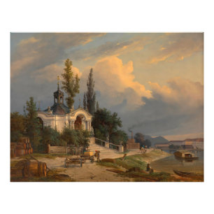 Die Kapelle Johannes Nepomuk auf dem Schanzel Fotodruck