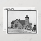 Die Kapelle, Tuskegee Institute, Ala. c1906 Postkarte (Vorne/Hinten)