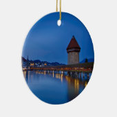 Die Kapellen-Brücke in der Luzerne Keramikornament (Rechts)