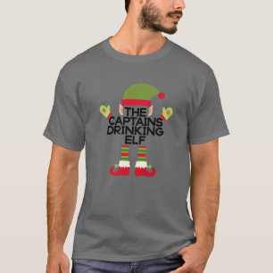 Die Kapitäne trinken Elf Funny Christmas Rum T-Shirt