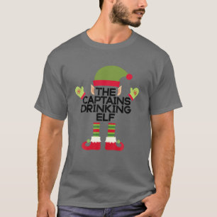 Die Kapitäne trinken Elf Funny Christmas Rum T-Shirt
