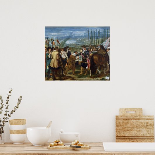 Die Kapitulation Bredas, 1625, c.1635 Poster (Küche)