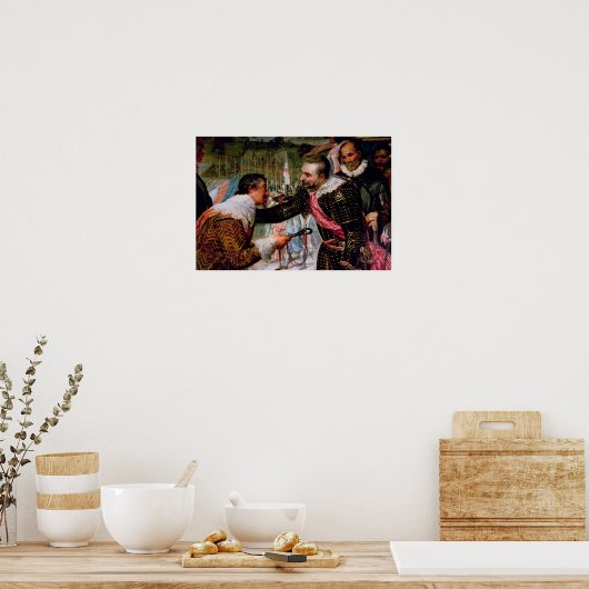 Die Kapitulation Bredas Poster (Küche)