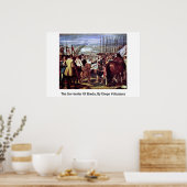 Die Kapitulation von Breda durch Diego Velazquez Poster (Küche)