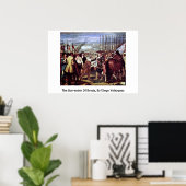 Die Kapitulation von Breda durch Diego Velazquez Poster (Heimbüro)