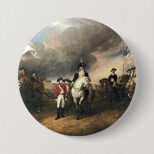 Die Kapitulation von Lord Cornwallis in Yorktown J Button