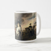 Die Kapitulation von Lord Cornwallis in Yorktown J Kaffeetasse (VorderseiteRechts)