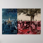 Die Kapitulation von Santa Anna 24"x36"-Poster Poster (Vorne)