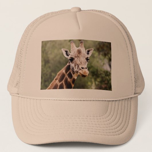 Die Kappe des Giraffenfernlastfahrers (Vorderseite)