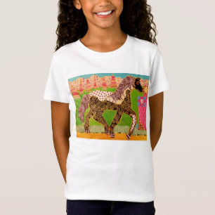 Die Kappen-Hülsen-T - Shirt der Mädchen mit