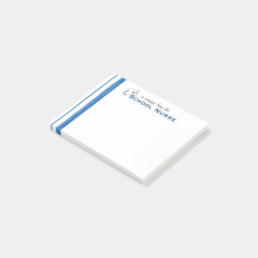 Die Kappen-Post-Itanmerkung der Post-it Klebezettel (angewinkelt)