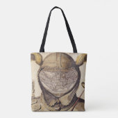 Die Kappen-Weltkarte des Dummkopfs Tasche (Rückseite)