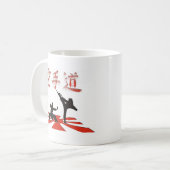 Die Karate-Perspektive Kaffeetasse (Vorderseite Links)