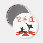 Die Karate-Perspektive Magnet (Vorderseite/Rückseite)