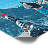 Die Karellis Skistation Poster (Ecke)