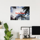 Die Karibik Poster (Heimbüro)