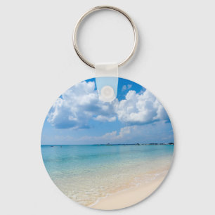 Die karibischen - sieben Meilen-Strand - Schlüsselanhänger