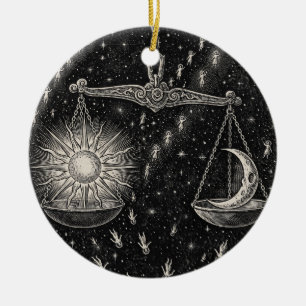 Die Karma-Waage Keramik-Ornament Keramik Ornament
