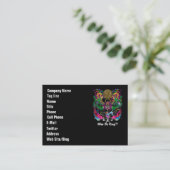 Die Karneval-Party-beste Ansicht, die sehen groß Visitenkarte (Stehend Vorderseite)