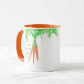 Die Karotten-Tasse des Gärtners Tasse (Vorderseite Links)