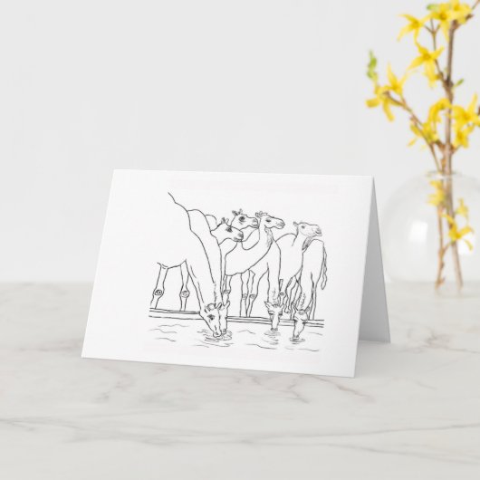 Die 🐪 karte (Gelbe Blume)