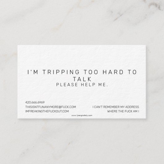 die Karte (Vorderseite)