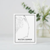 Die Karte der äußeren Banken (Stehend Vorderseite)