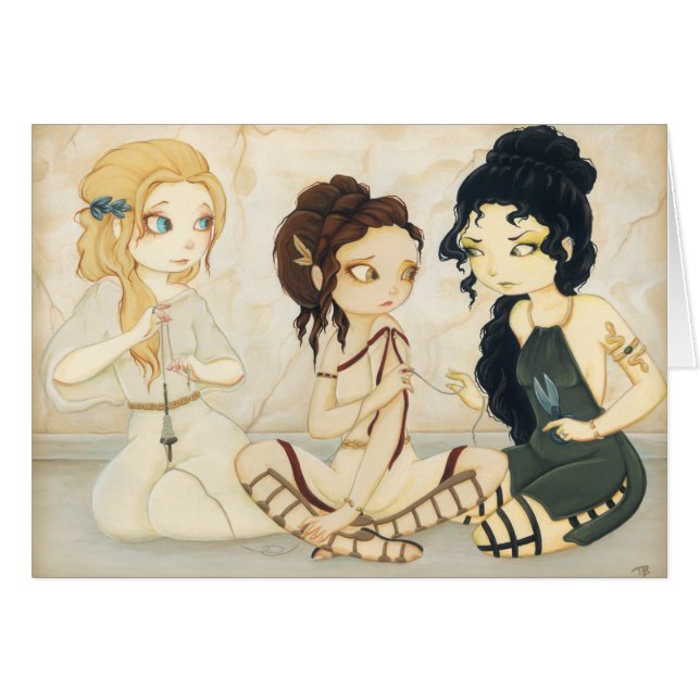 Die Karte der griechischen Mythologie der (Vorderseite (Horizontal))