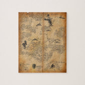 Die Karte des Abenteurers Puzzle (Vertikal)