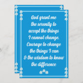 Die Karte des heiligen Gebets (Vorne/Hinten)