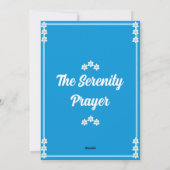 Die Karte des heiligen Gebets (Rückseite)