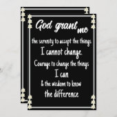 Die Karte des heiligen Gebets (Vorne/Hinten)